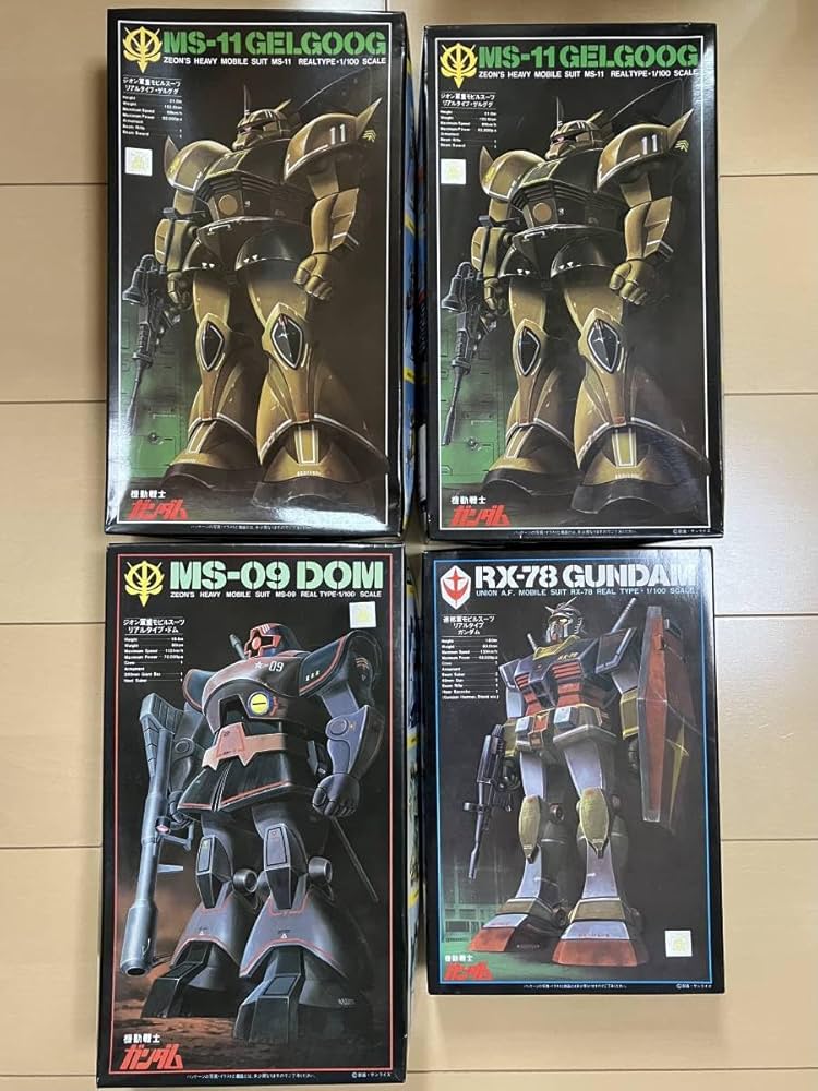 1/100　旧キット　4種セット ガンプラ旧キット2672: 旧キット 1/100 ゼータガンダム